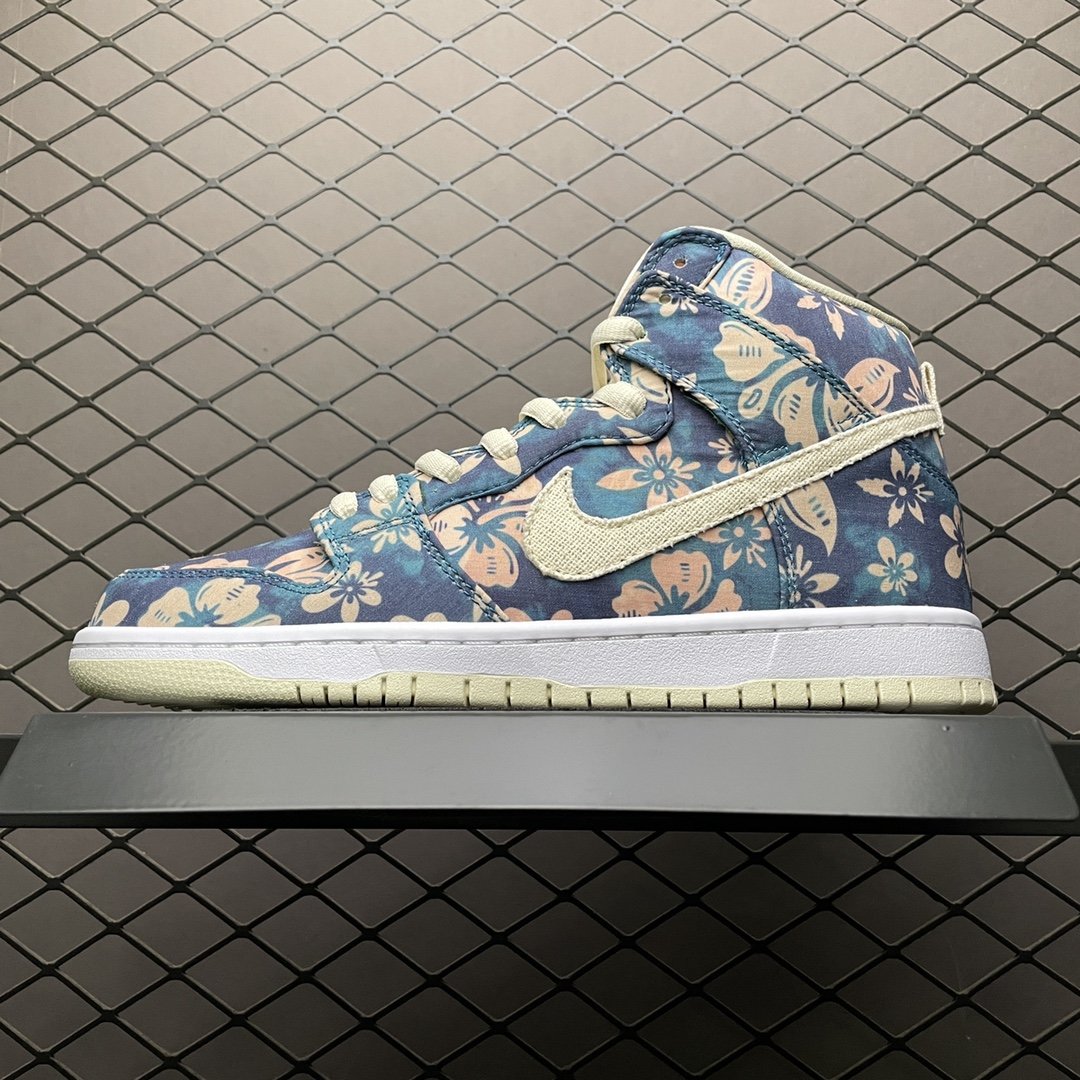 Replica Nike Dunk SB Shoe Nike SB Dunk High Pro HawaiiCZ2232-300 Swoosh Logo 36-47